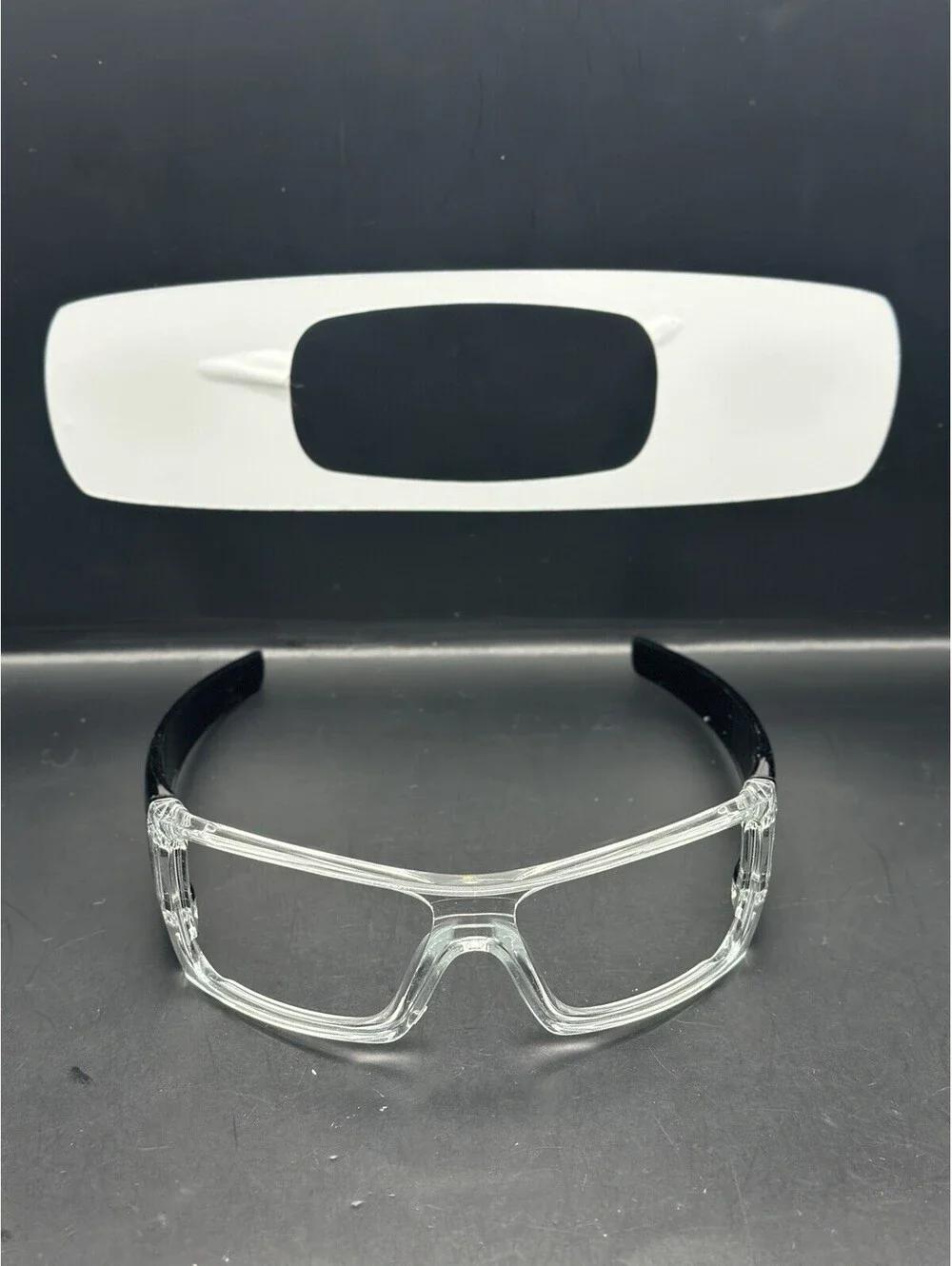 Oakley Batwolf Polished Clear/Black Frame